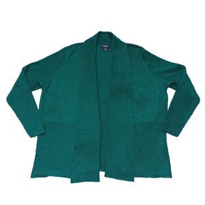 LIZ CLAIBORNE Women’s Open Front Long Line Cardigan Sweater. Plus Size 2X